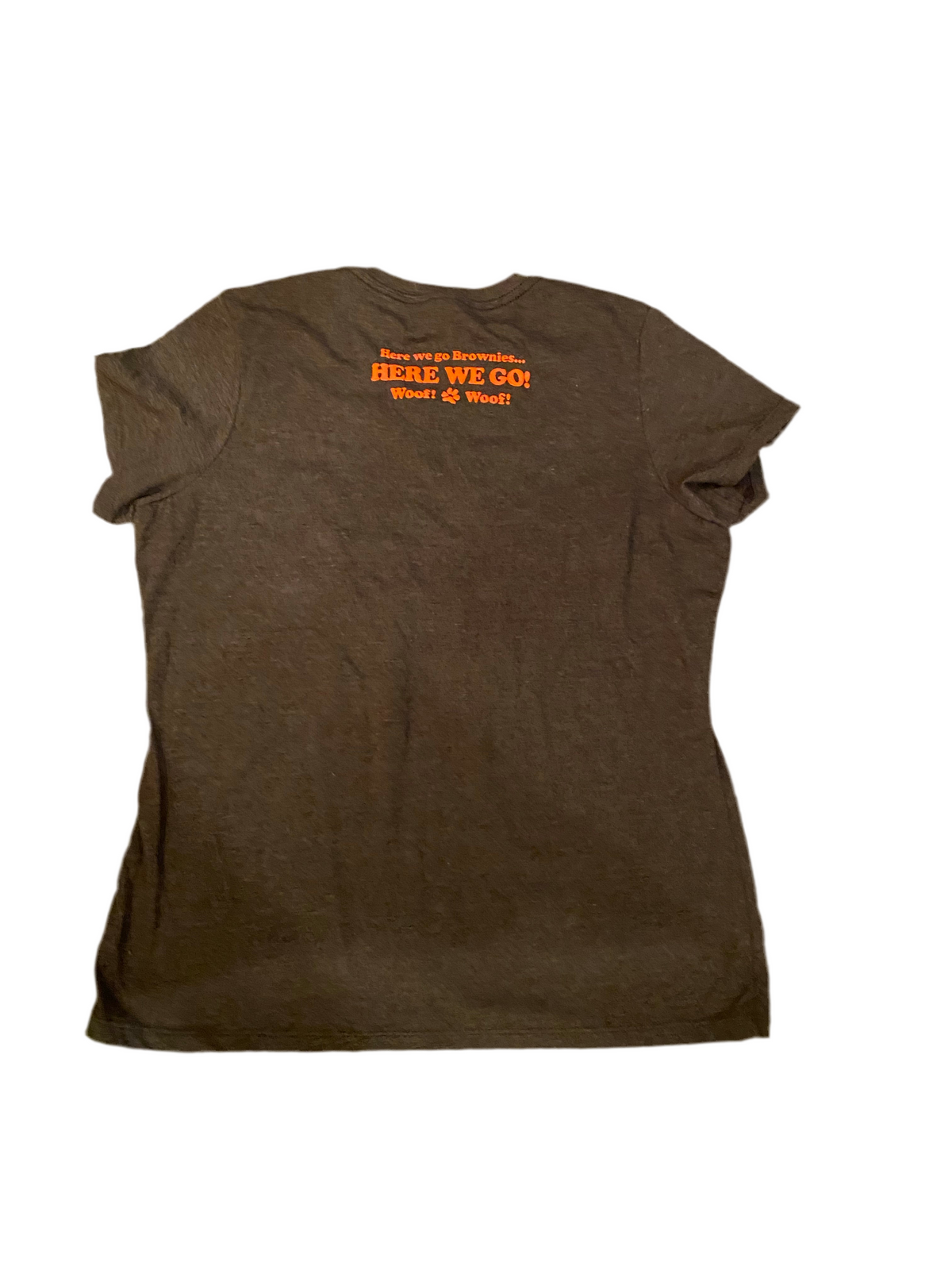 Born and Bred Browns fan Short Sleeve tee in Brown