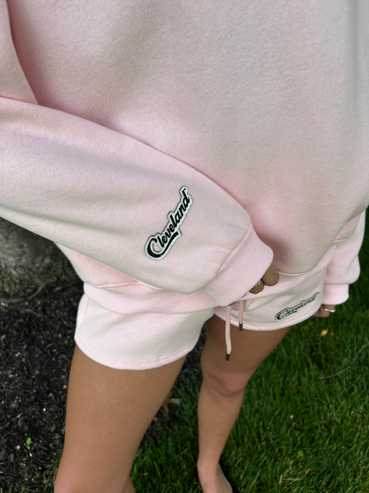 Summer nights mock neck set
