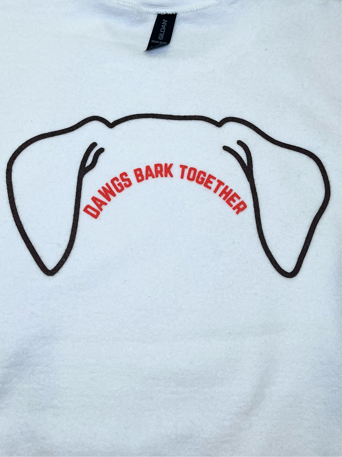 Dawgs Bark Together Inside Out Sweatshirt