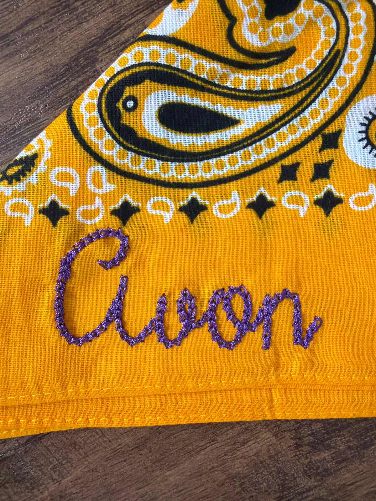 Embroidered bandanas