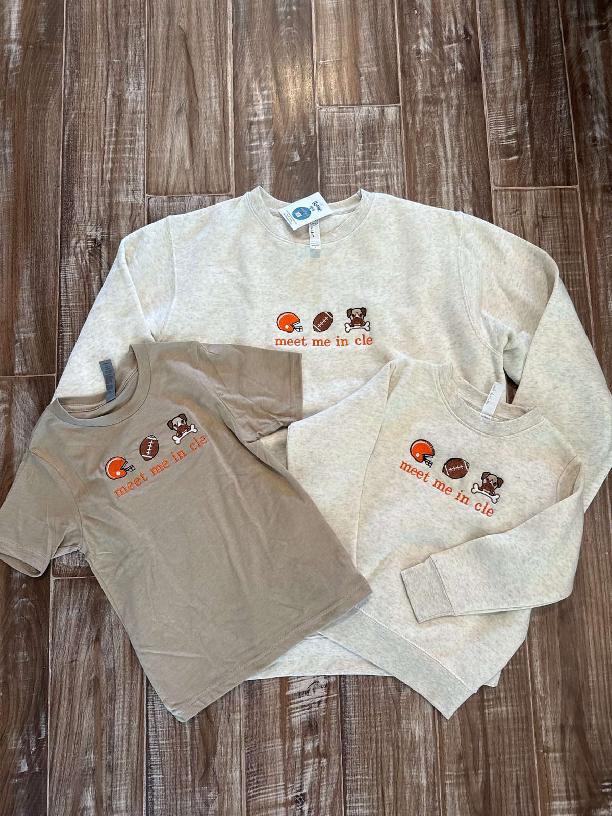 "Meet me in cle" Fall version adult sweatshirt