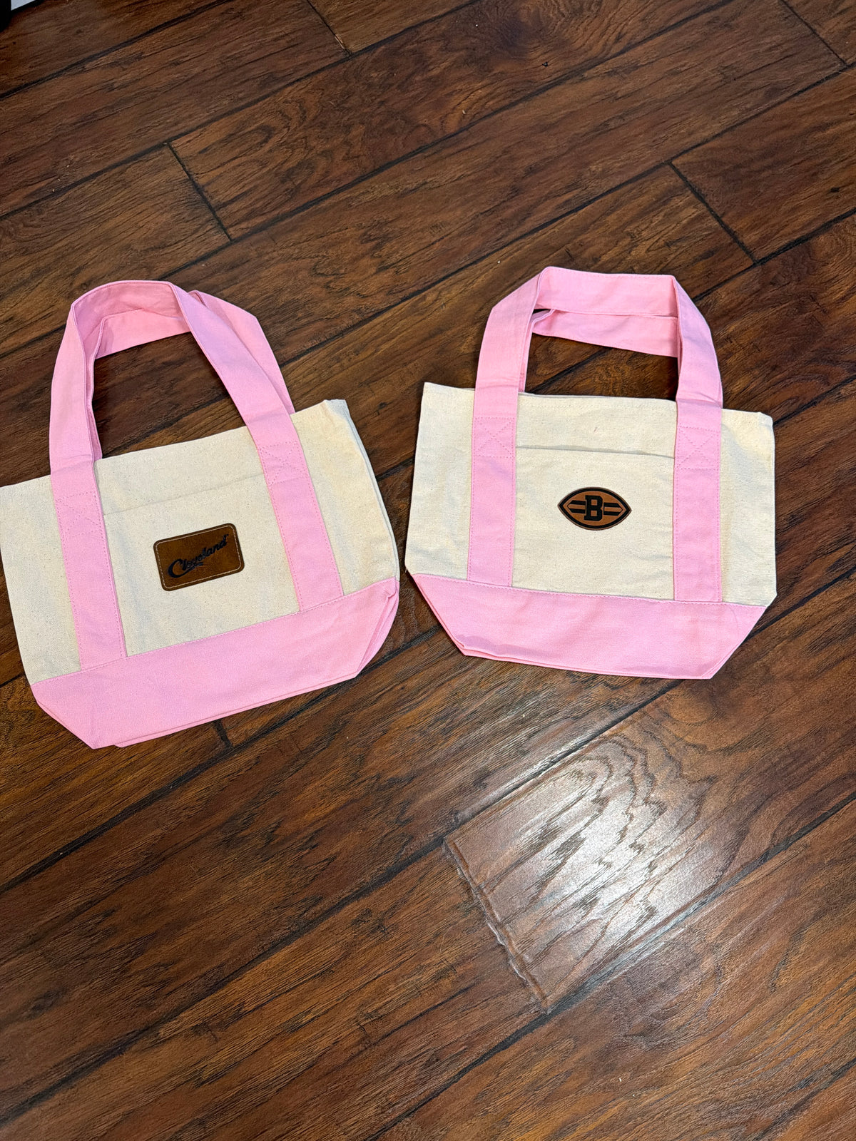 Mini pink tote