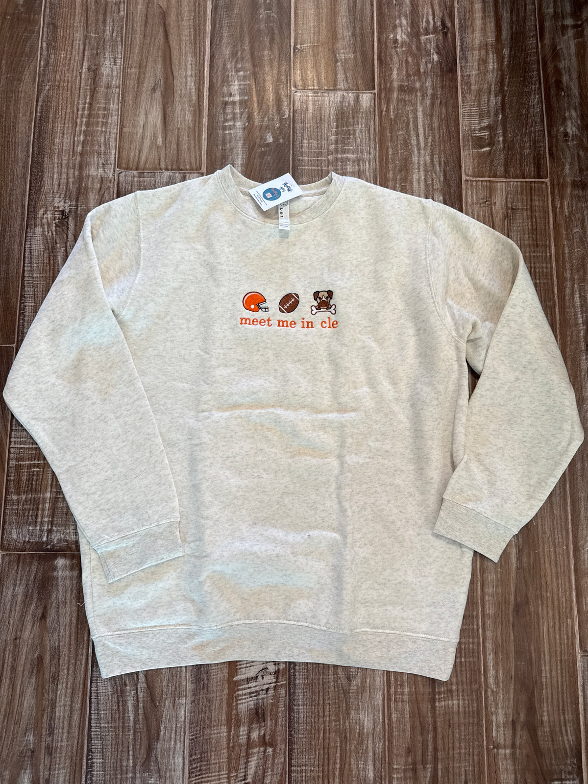 "Meet me in cle" Fall version adult sweatshirt