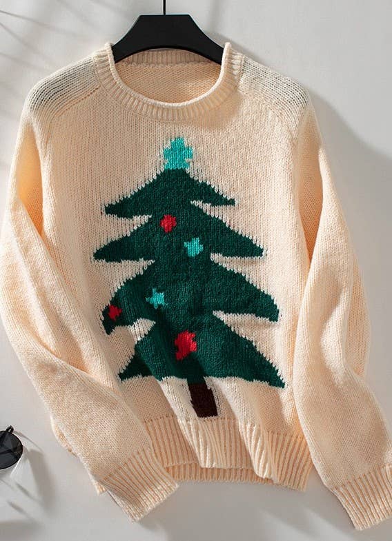 Miss Sparkling - Xmas Tree Sweater