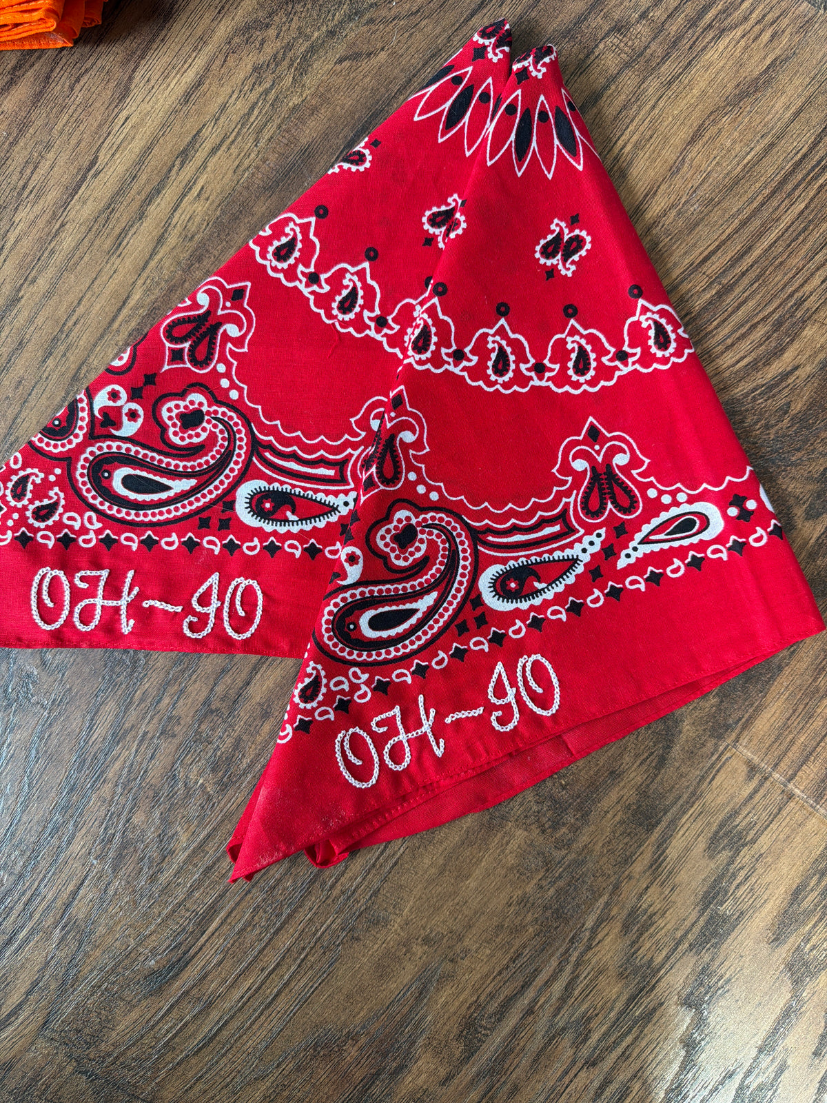 Embroidered bandanas