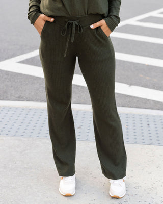 Grace and Lace classic &amp; cozy ribbed sweater pants