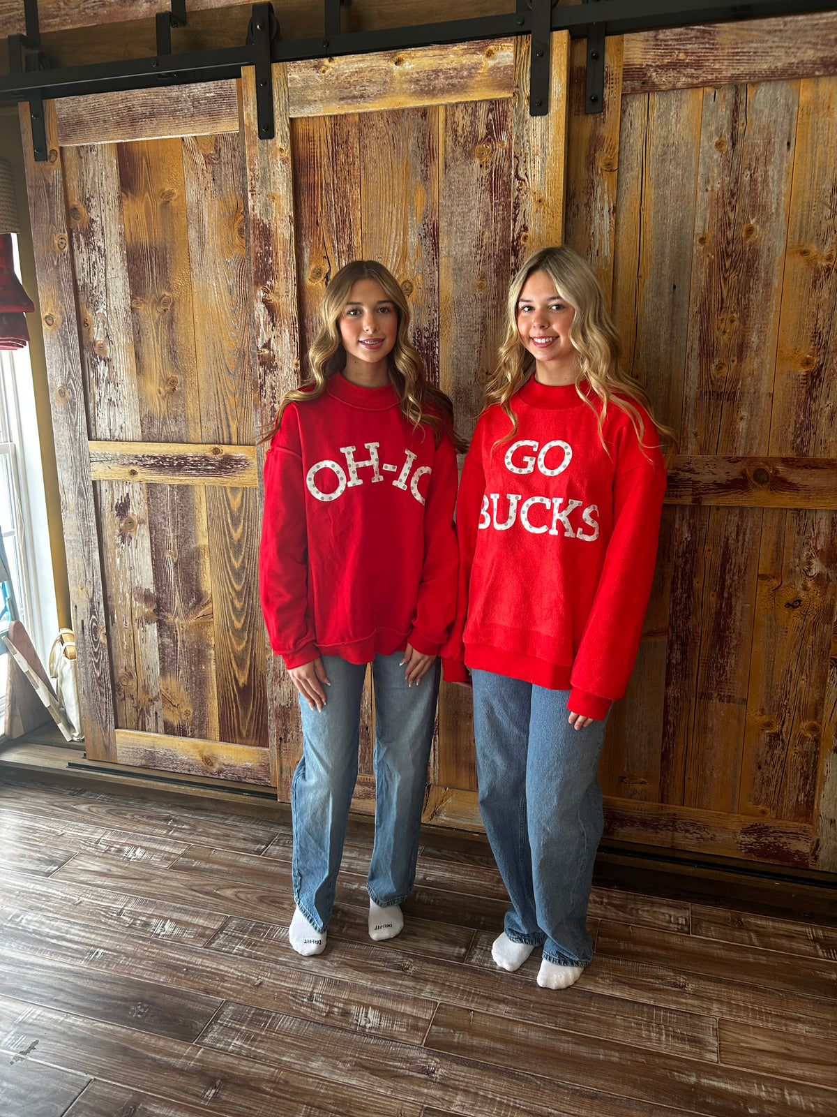 OSU/GO BUCKS Mock Sweatshirt