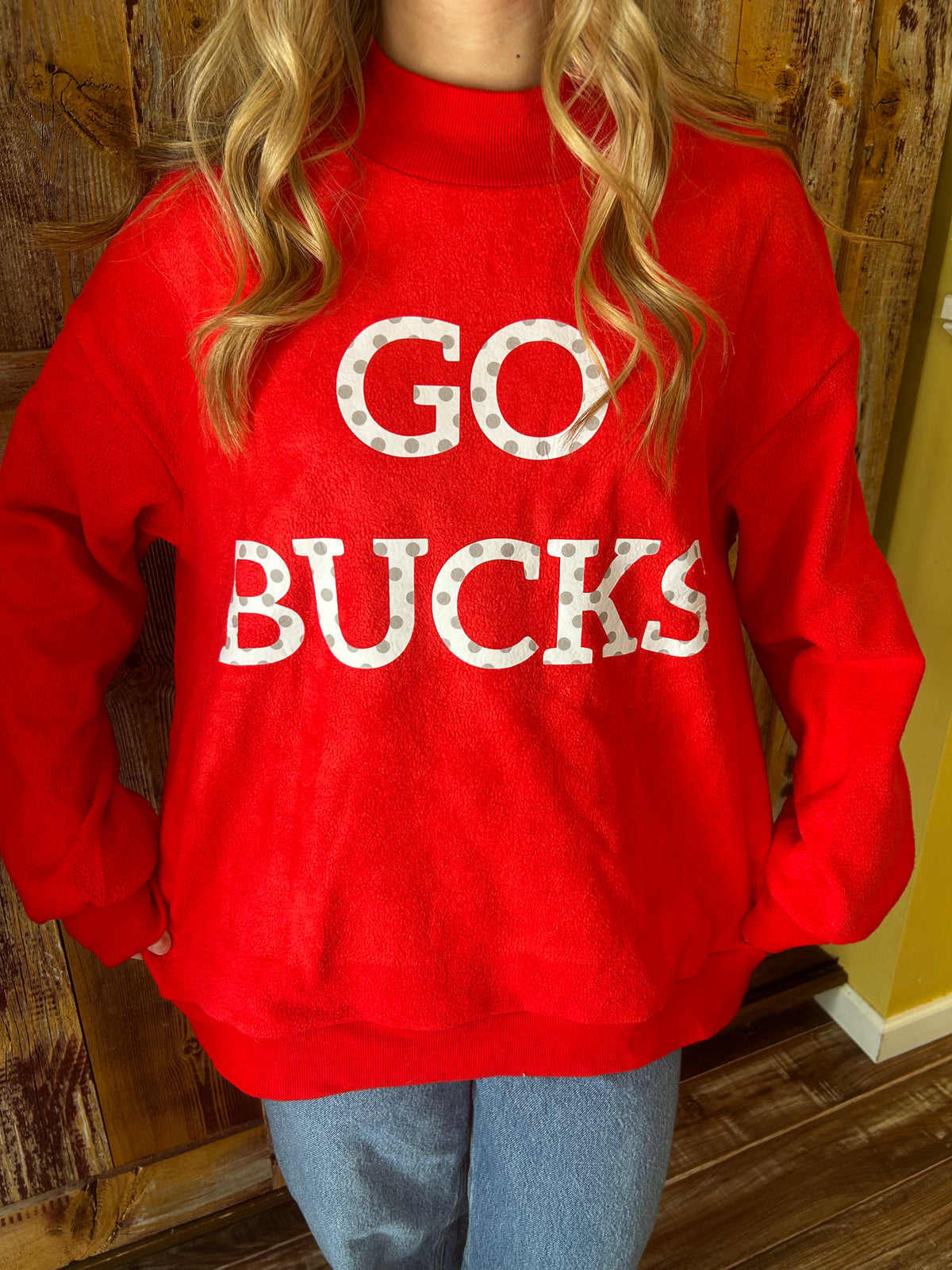 OSU/GO BUCKS Mock Sweatshirt