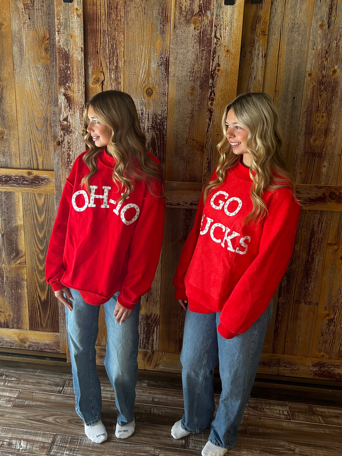 OSU/GO BUCKS Mock Sweatshirt