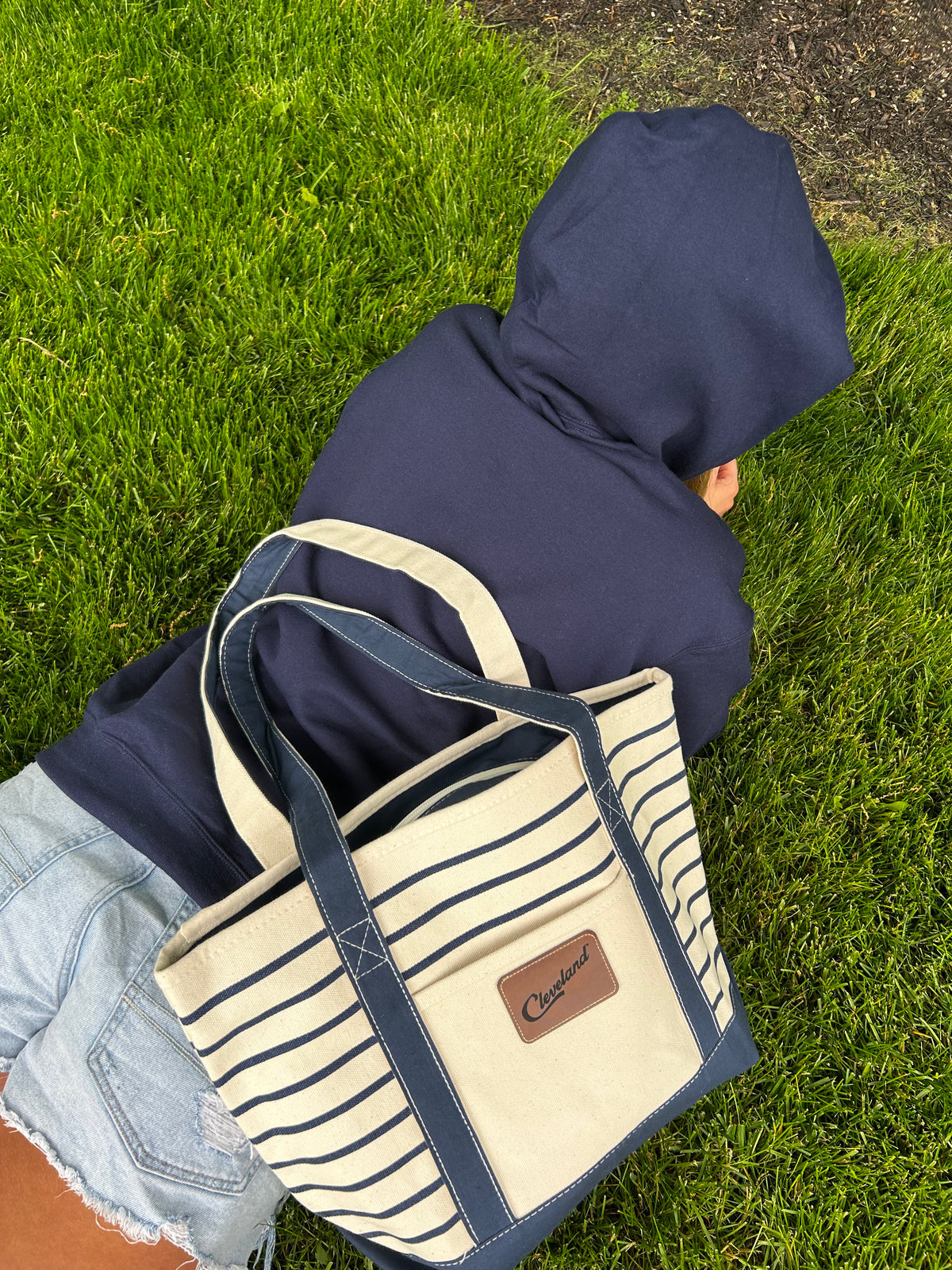 Cleveland Script Canvas Bag