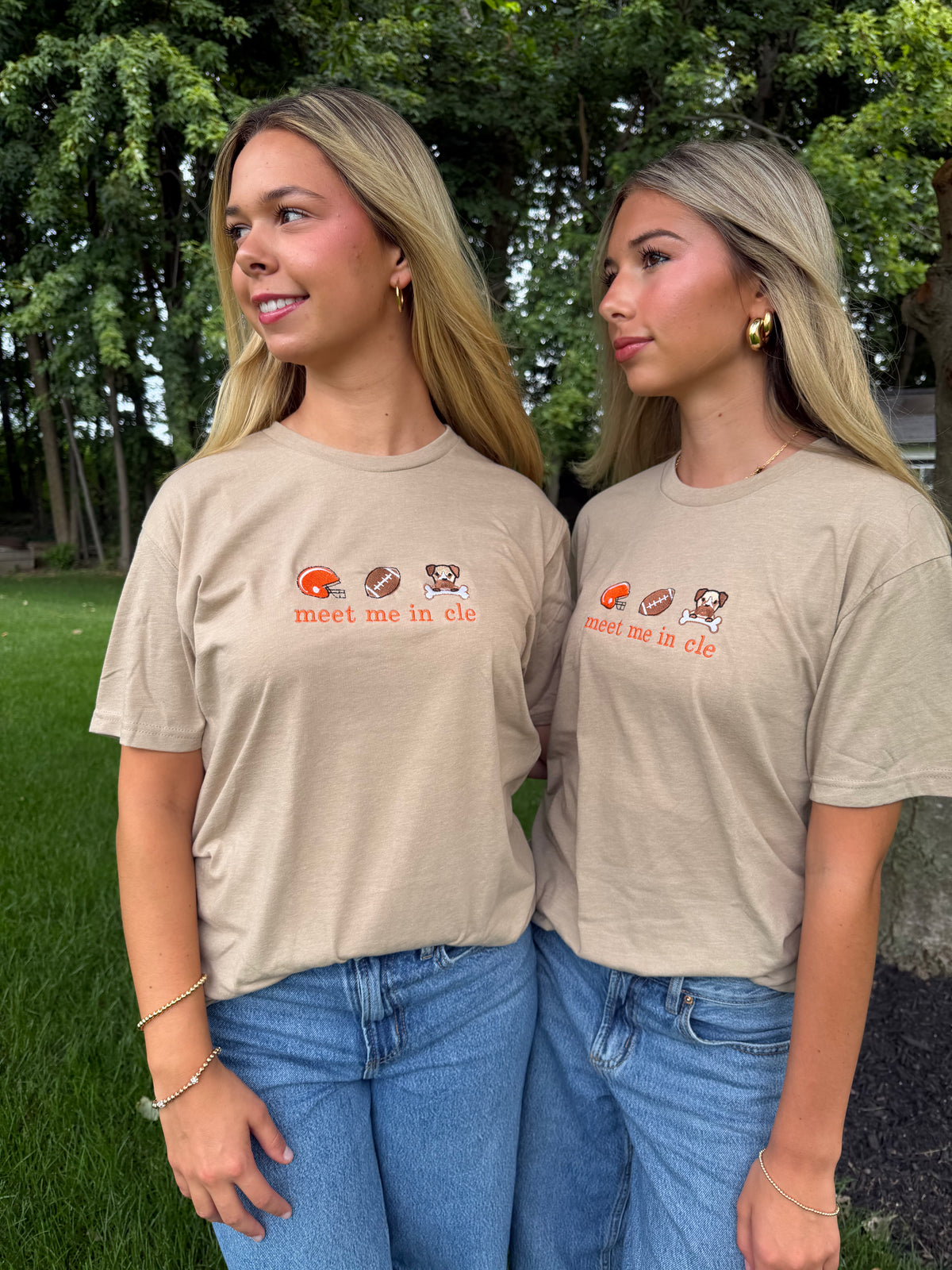 "Meet me in cle" Fall version adult t-shirt