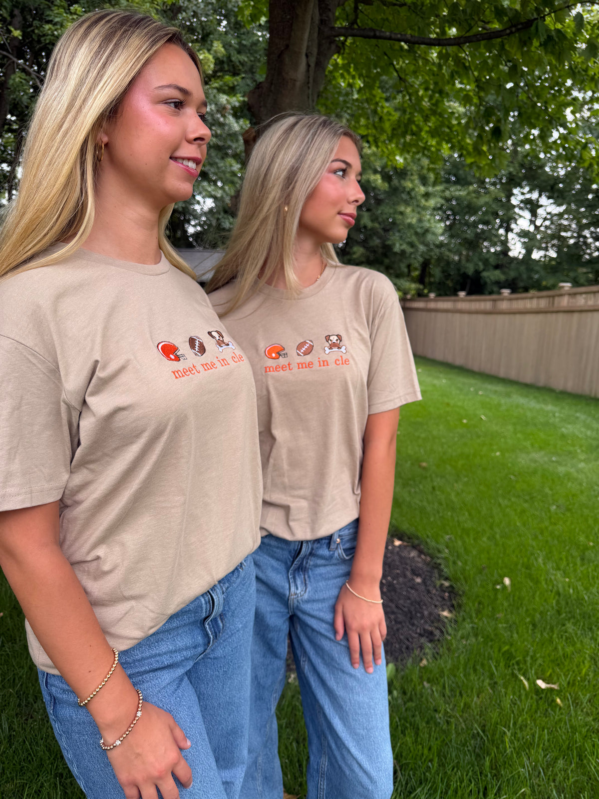 "Meet me in cle" Fall version adult t-shirt