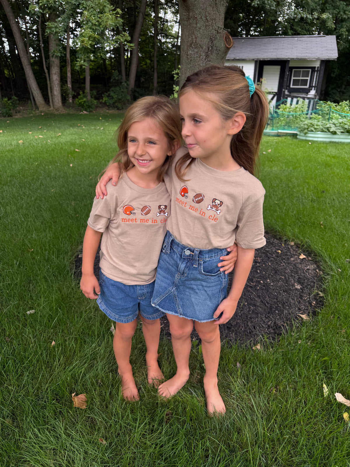 "Meet me in cle" Fall version kids t-shirt