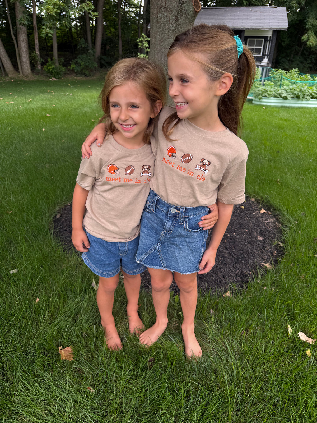 "Meet me in cle" Fall version kids t-shirt