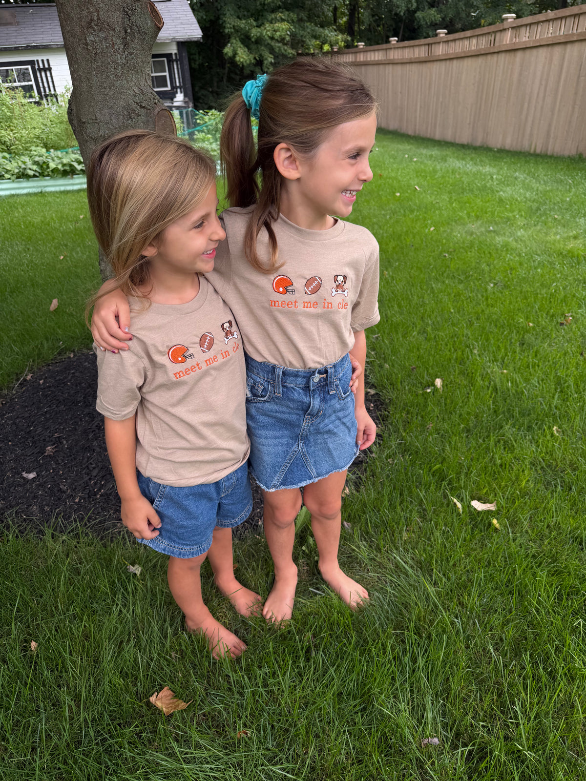 "Meet me in cle" Fall version kids t-shirt