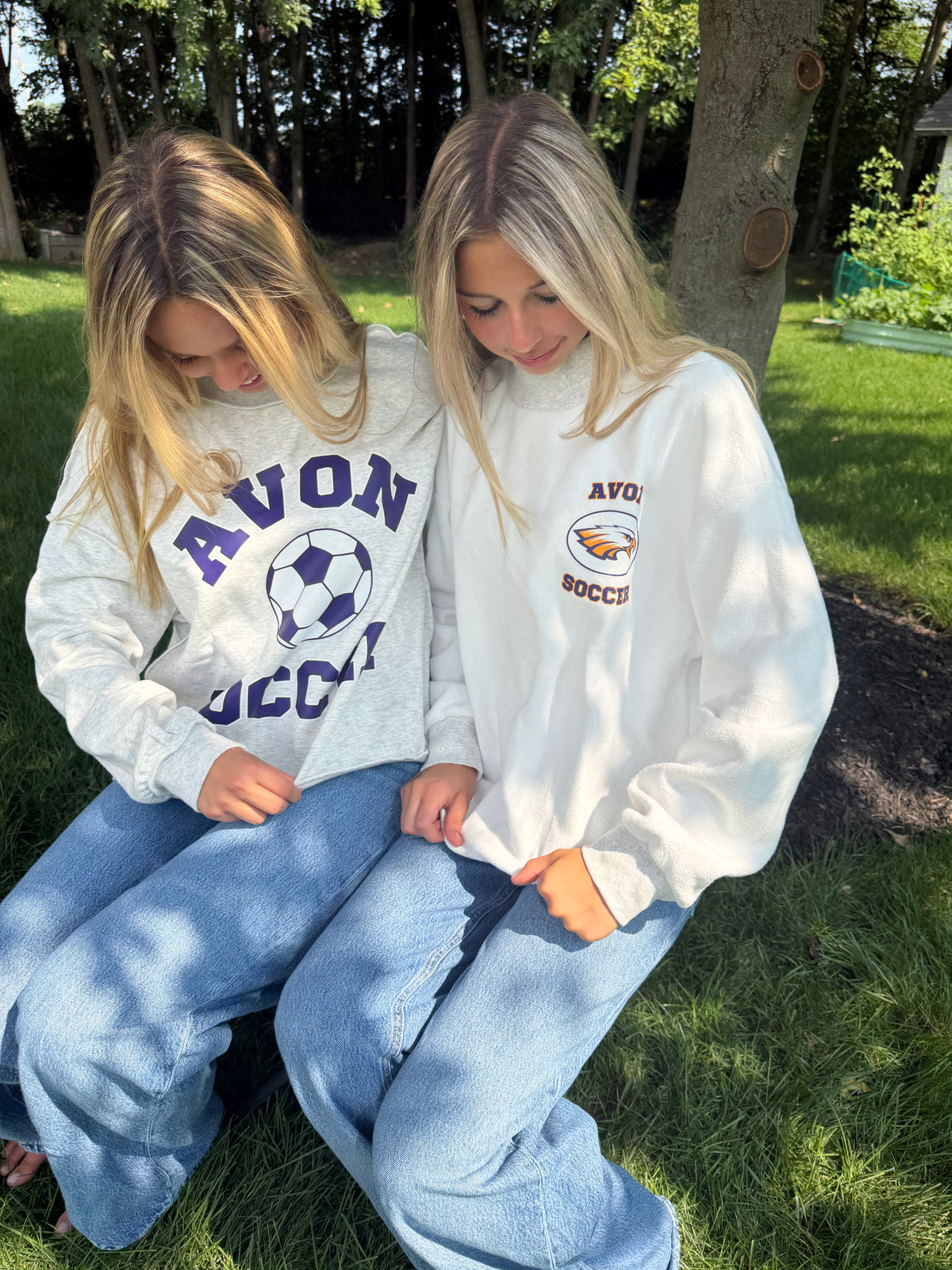 AVON Soccer Reversible Mock Neck Sweatshirt