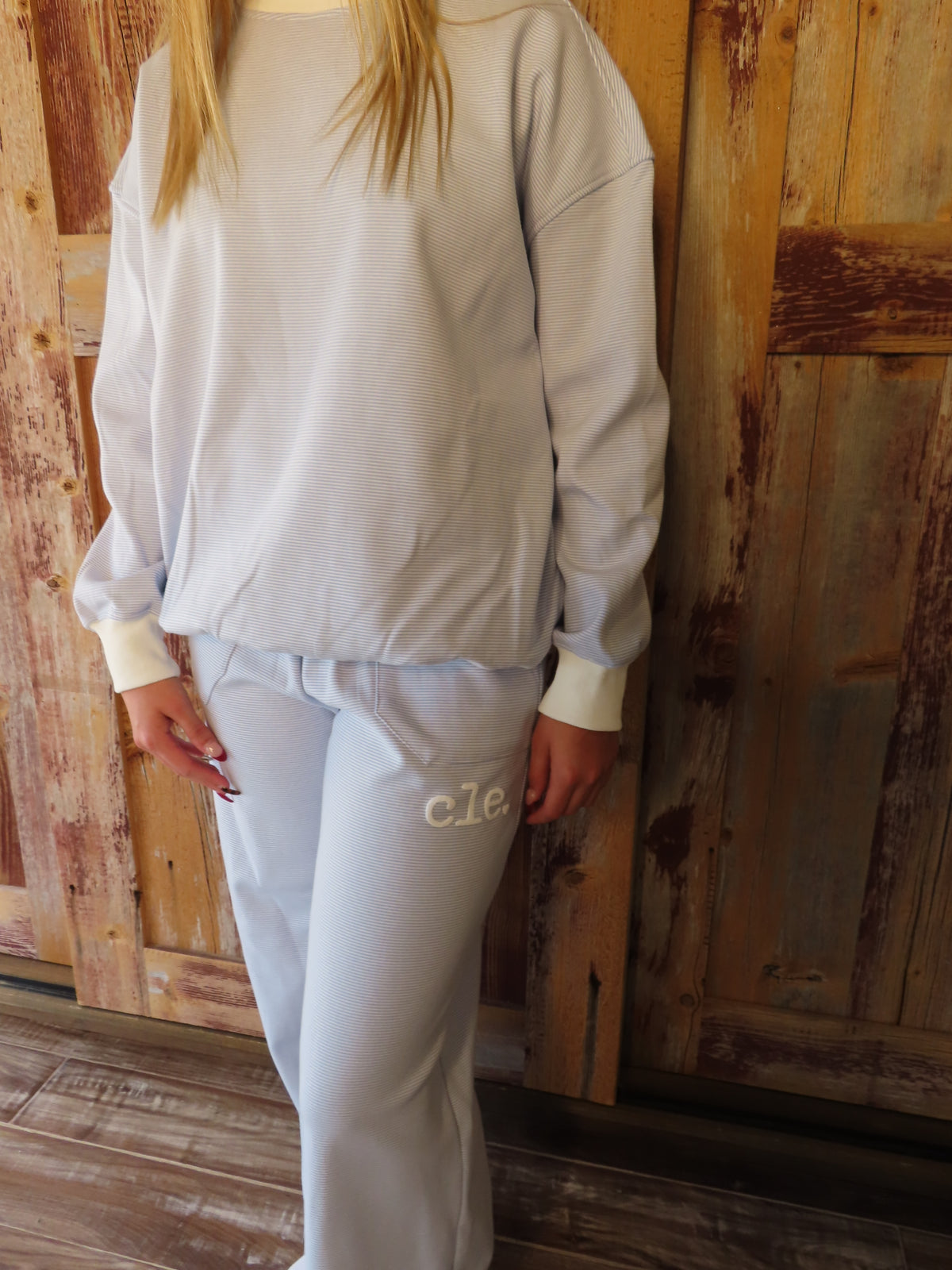 Spring Stripes CLE sweatshirt pants