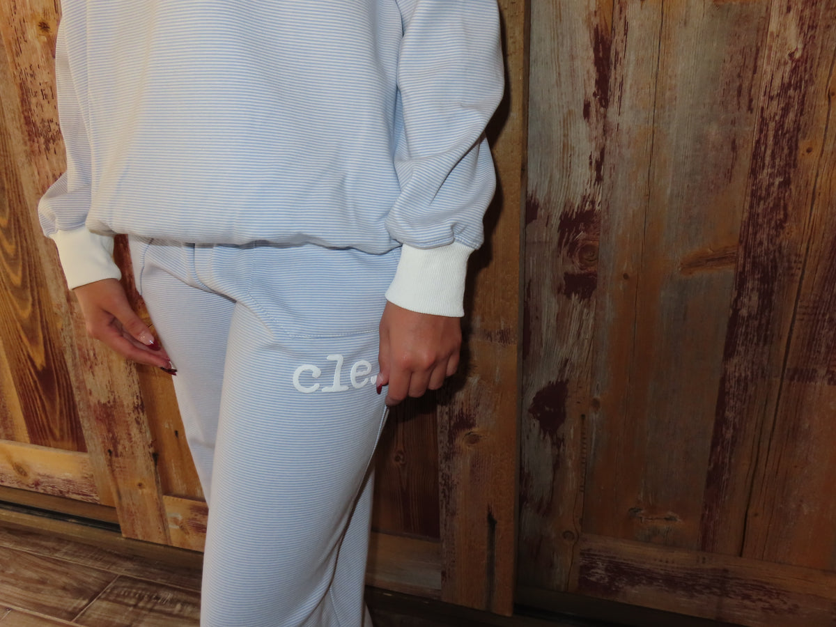 Spring Stripes CLE sweatshirt pants