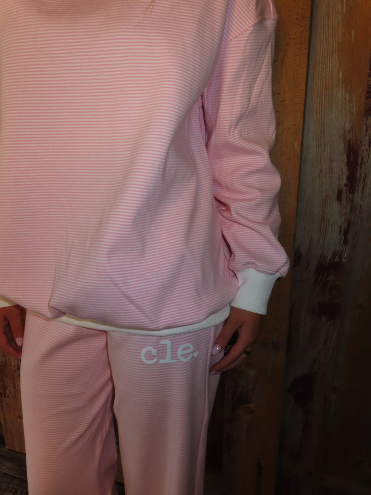 Spring Stripes CLE sweatshirt pants