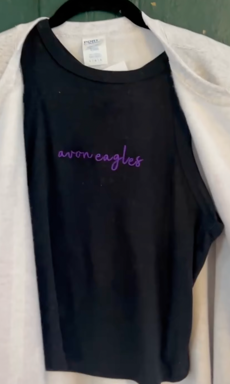 avon eagles Custom micro ribbed tanks