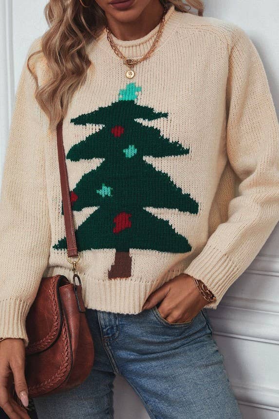 Miss Sparkling - Xmas Tree Sweater