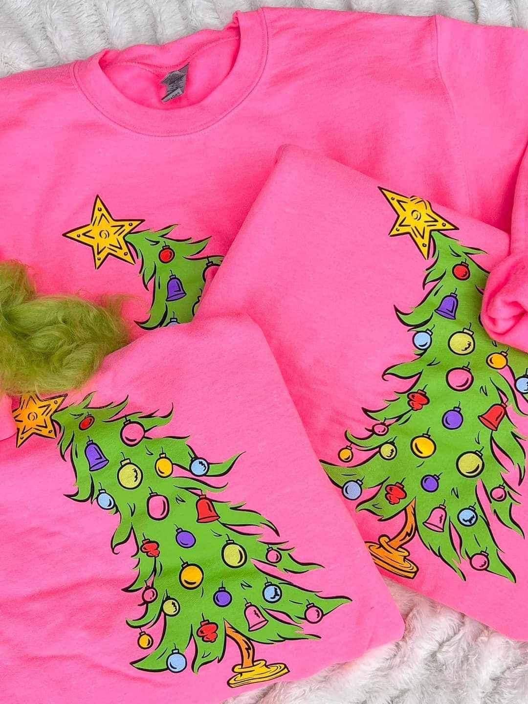 Grinch Tree Sweatshirt 