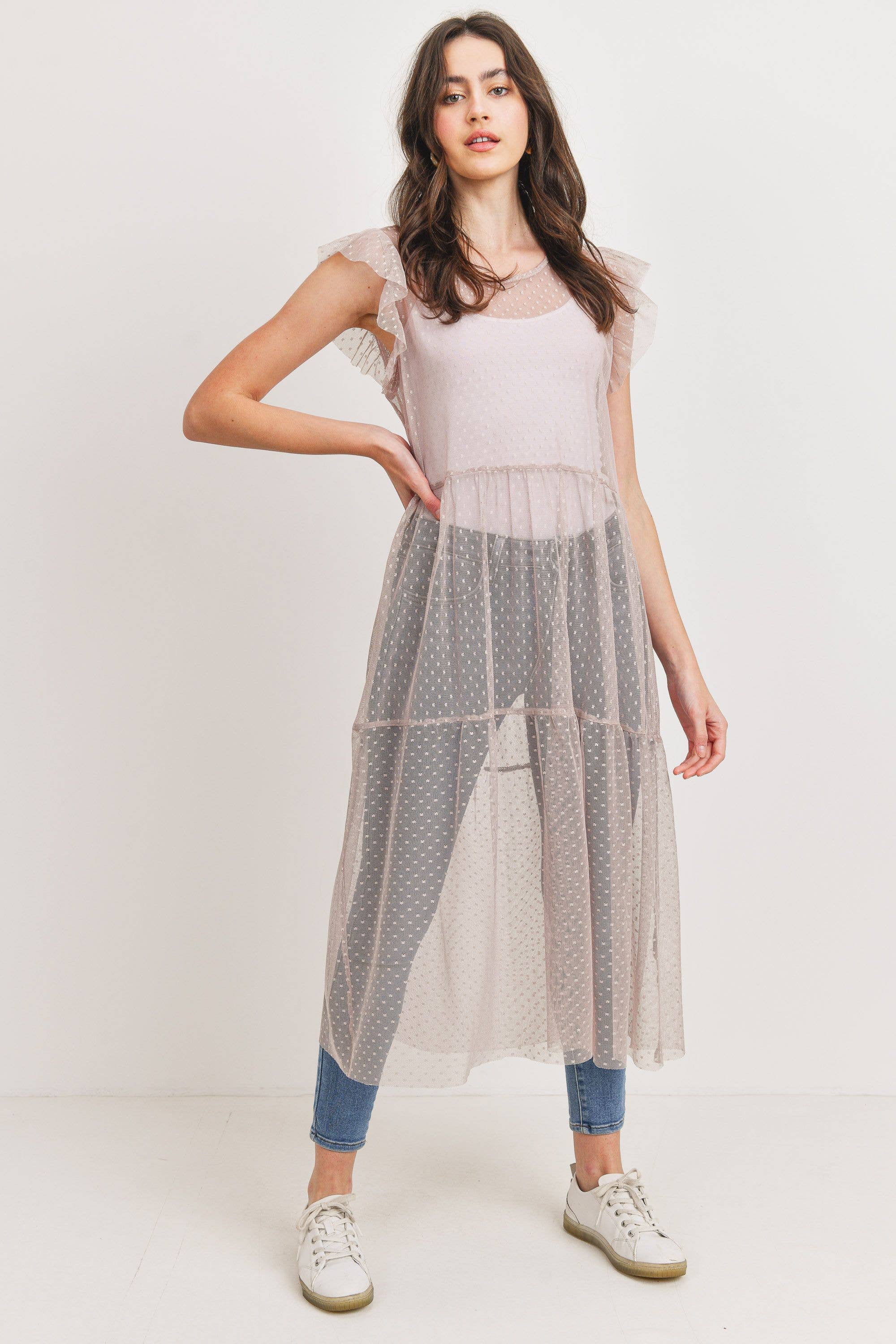 Grace and Lace two tiered chiffon dress extender