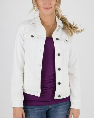 White Grace and Lace Ultimate Denim Jacket
