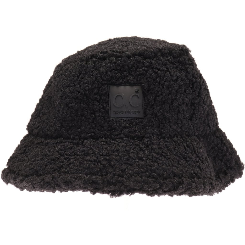 ccbeanie Sherpa Bucket Hat with Rubber Patch