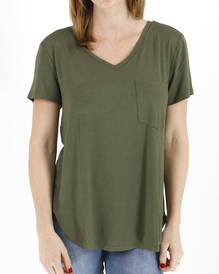 Grace and Lace Perfect pocket T