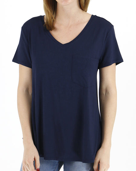 Grace and Lace Perfect pocket T