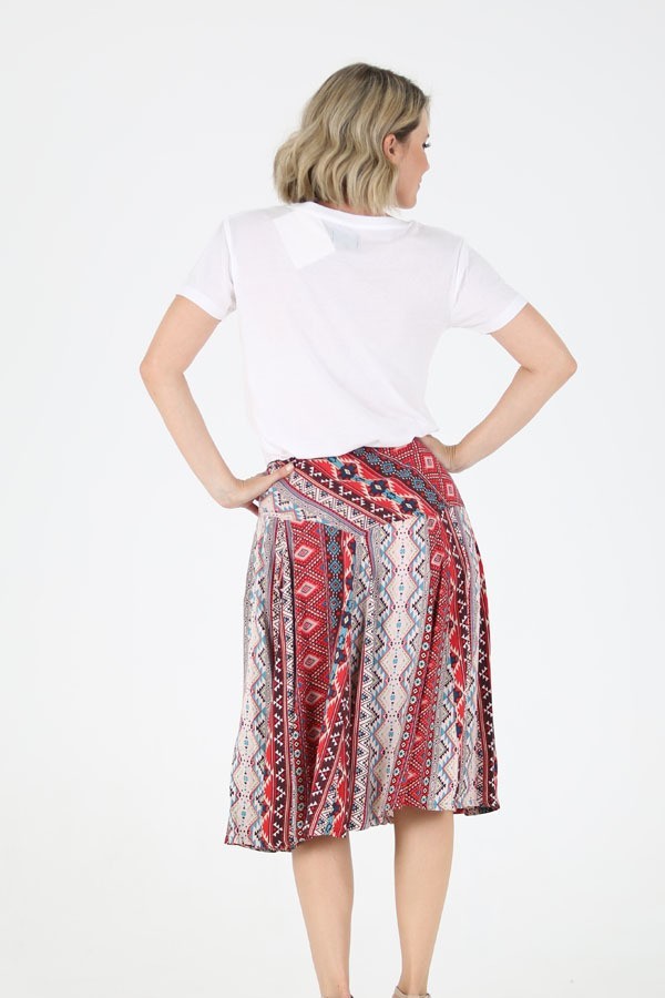 Printed Paisley skirt