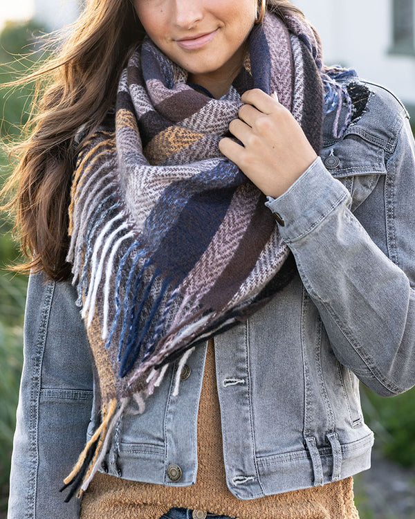 Grace and Lace Fringe Fall Scarf