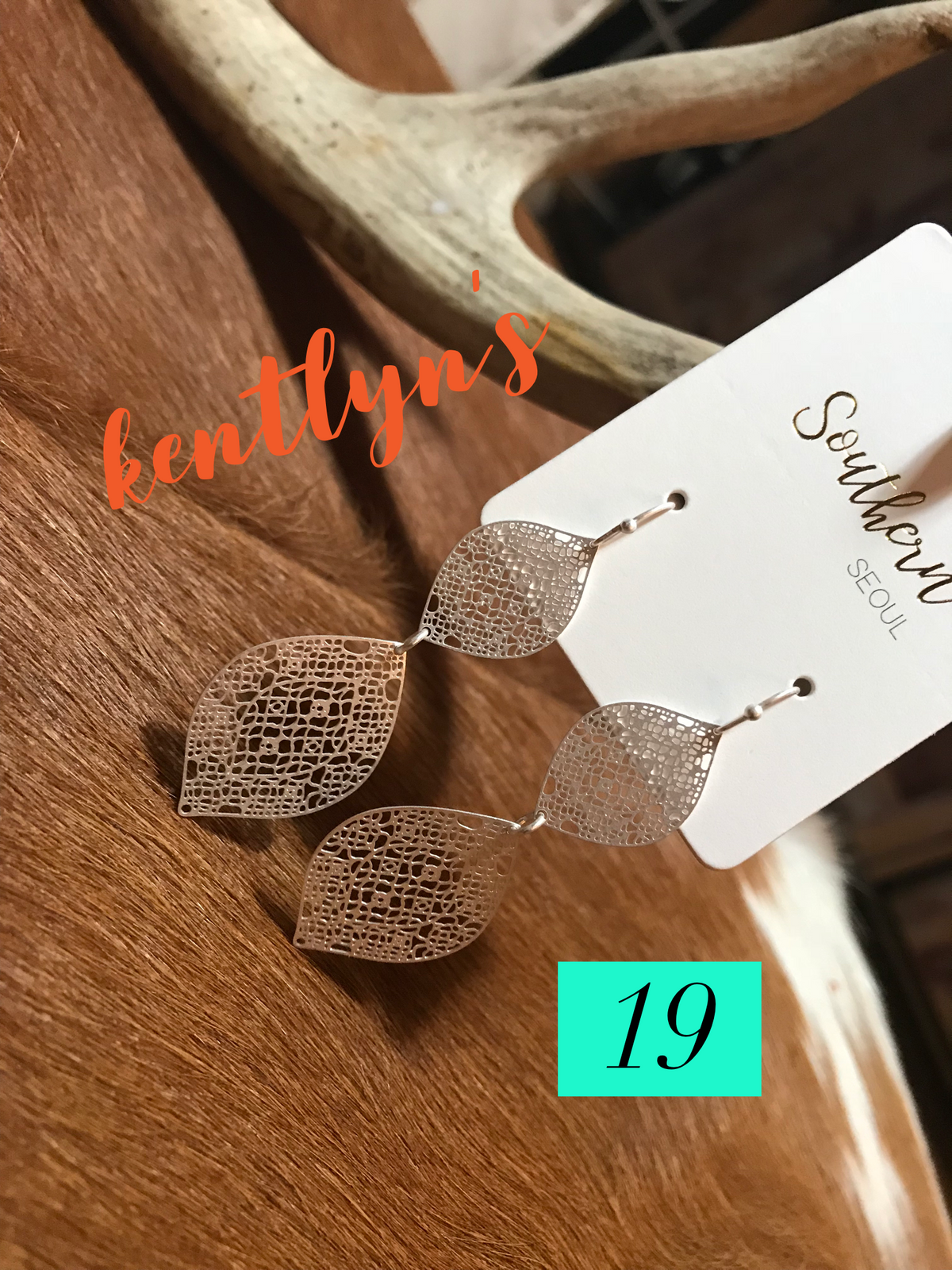 Filigree double marquis drop earrings