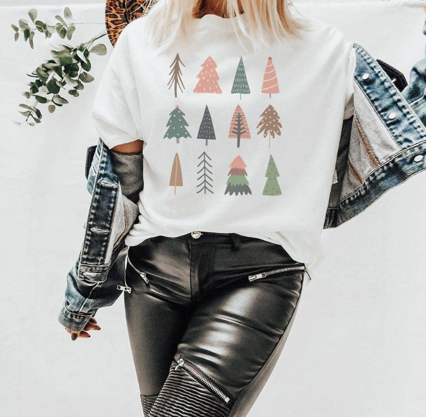 Christmas Tree Graphic T-Shirt