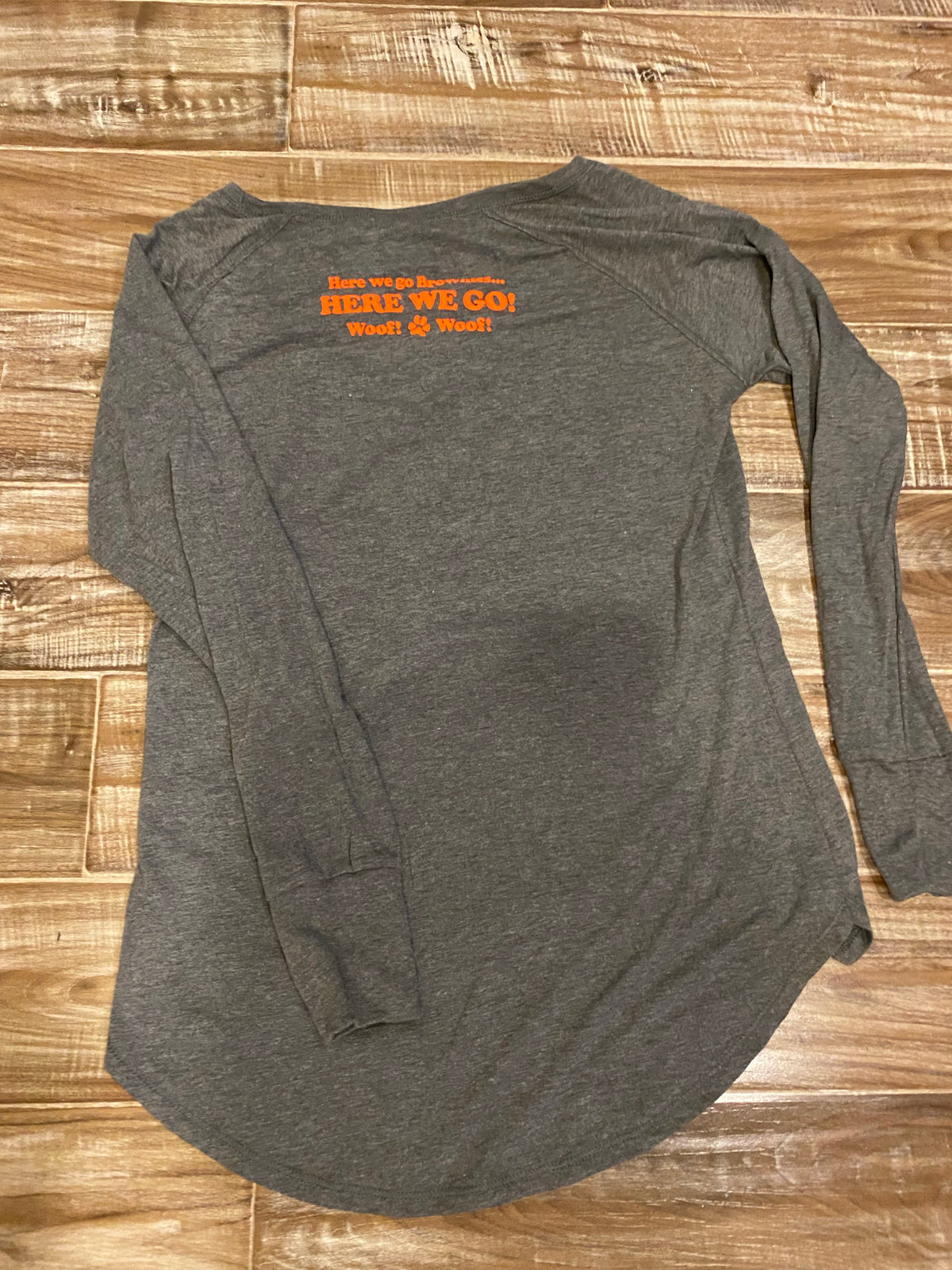 Born and Bred Browns fan LONG Sleeve tee