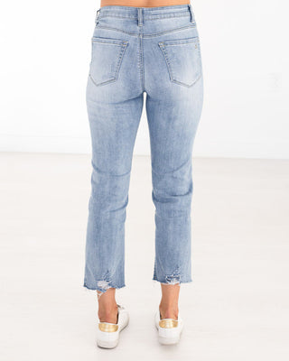Grace and Lace Mel&#39;s Fave cropped denim distressed
