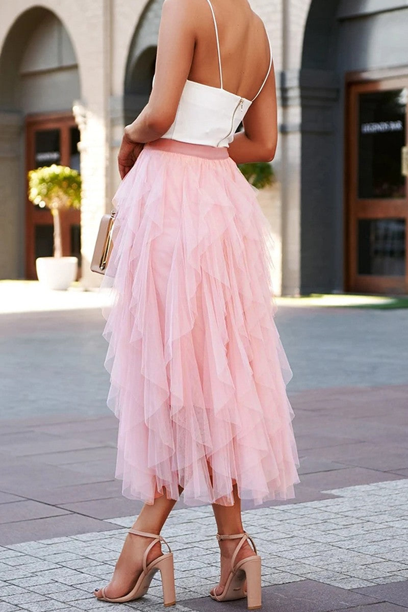 A-line tulle ruffle skirt kentlyn's - Main Image