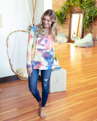 Grace and Lace tie-dye hoodie